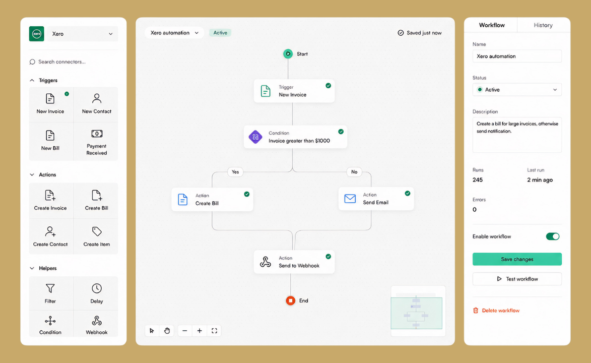 Xero automation